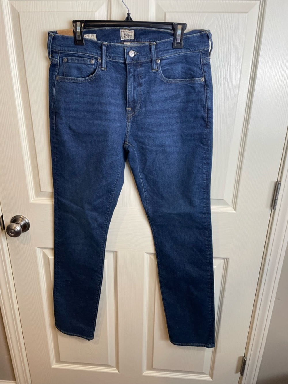 New J Crew 484 Classic Men's Dark Blue denim  Jeans 32 x 32